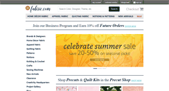 Desktop Screenshot of fabric.com